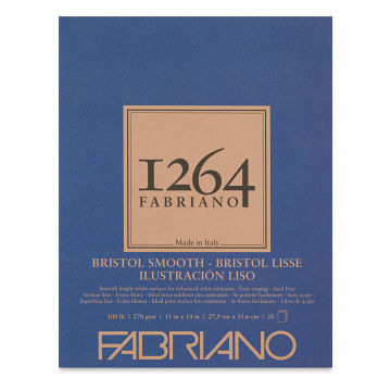 Open in modal - Fabriano 1264 Bristol Pad - 11" x 14", Smooth