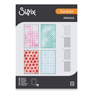 Sizzix Buildables Backgrounds Stencil Set