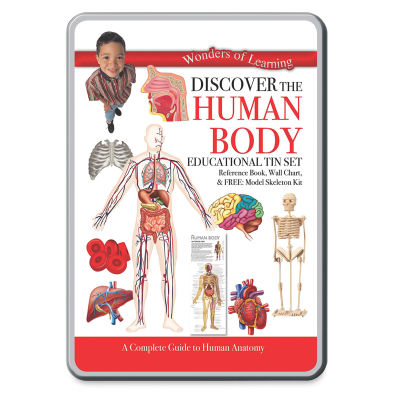 Waypoint Geographic Wonders of Learning Tin Set - Front of the Human Body Tin
