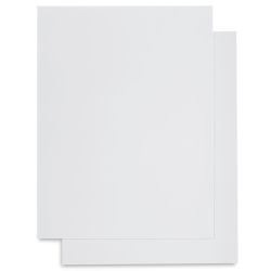 Schulcz Thermoplastic Sheet - Polystyrene, White, Pkg of 2, 1 mm, 11-3/4" x 15-3/4" (front of product)