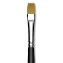 Trekell Synthetic Gold Taklon Brush - Bright, Short Handle, Size 10