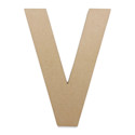 DecoPatch Paper Mache Funny Letter - V, Uppercase, 8-1/2