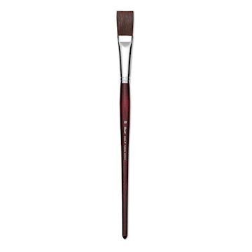 Open in modal - Utrecht Tuscan Synthetic Flat - Size 12, Long Handle