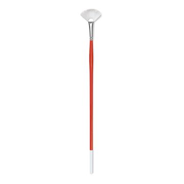 Open in modal - Winsor & Newton University Brush - Fan, Long Handle, Size 3