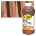 Crayola Washable Fingerpaint - Brown, 16 oz bottle