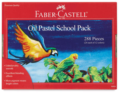 Faber-Castell Grip Oil Pastel Sets- Class pack of 288 shown in package