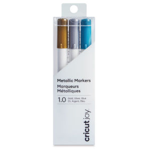 Cricut Joy Markers - B, Assorted Metallic, Set of 3, 1.0 mm (In packaging)