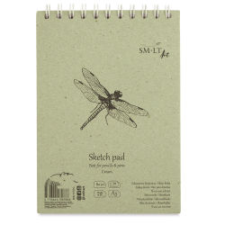 SMLT Art Cream Wirebound Sketch Pad - 5-7/8" x 8-1/4", 70 Sheets