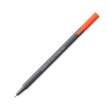 Open in modal - Staedtler Triplus Fineliner Pen - Neon Red