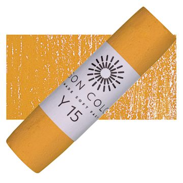 Open in modal - Unison Handmade Pastel - Yellow 15 pastel and swatch