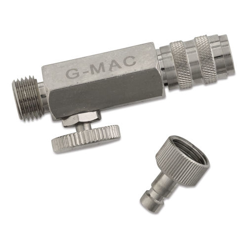 Grex Micro Air Control Valve with Quick Connect Coupler & Plug, Part G-MAC