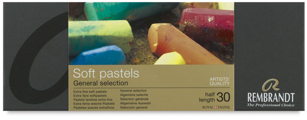 Soft pastel set General Selection, 30 half pastels