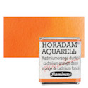 Schmincke Horadam Aquarell Watercolor - Cadmium Orange Deep, Half Pan