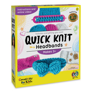 Faber-Castell Creativity for Kids Quick Knit Headbands Kit (Front of packaging)