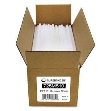 Open in modal - Glue Sticks for Mini-Trigger Guns - 5 lb, 5/16" x 10" - packaging open