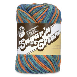Lily Sugar N' Cream Yarn - 2 oz, 4-Ply, Capri Ombre
