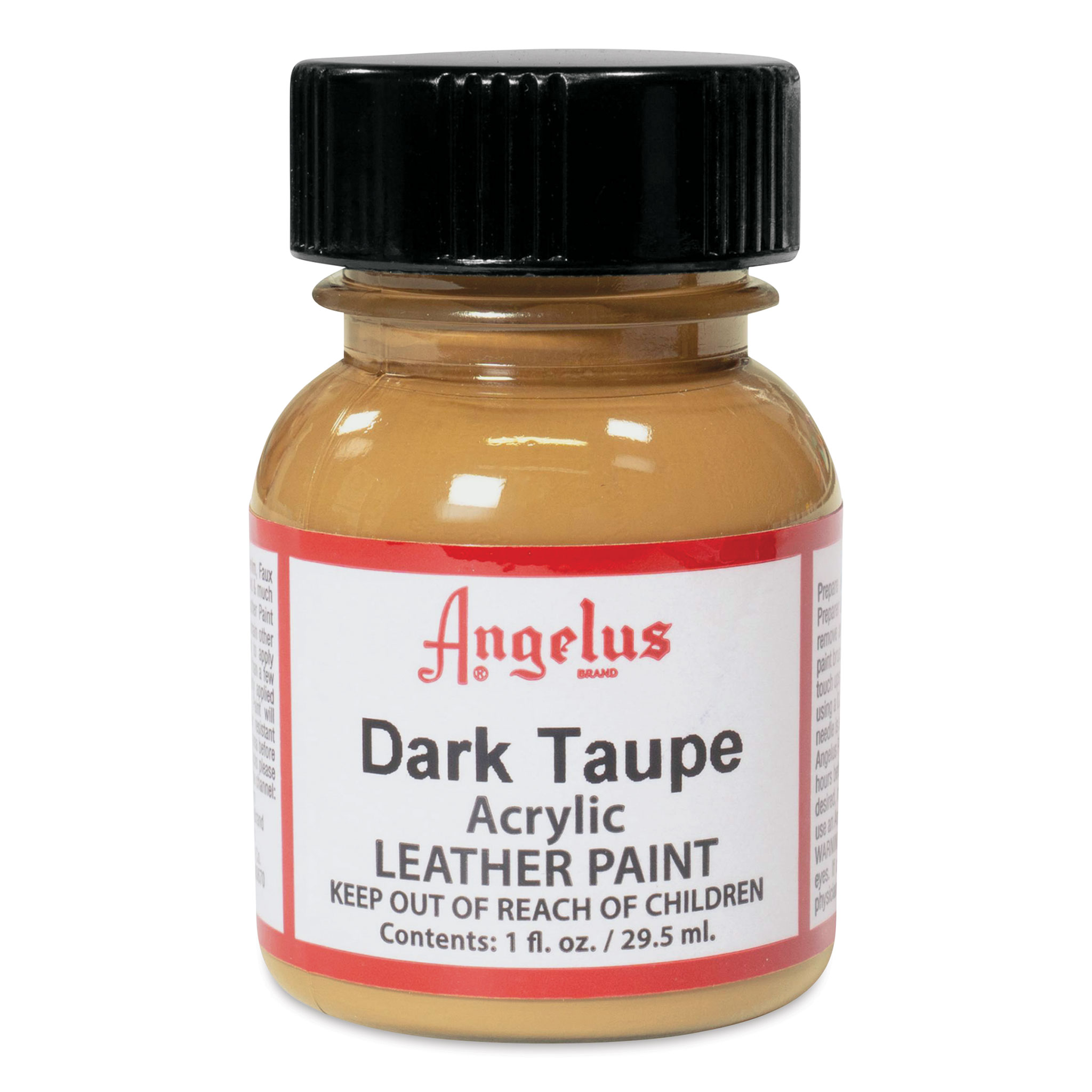 Angelus Acrylic Leather Paint - Dark Brown, 1 oz