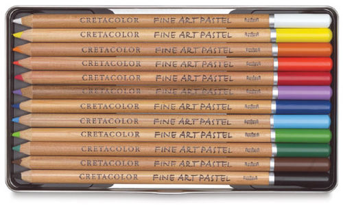Cretacolor Fine Art Pastel Pencil Set, Set of 12, Multi