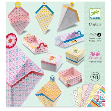 Open in modal - Djeco Origami Kit - Small Boxes - front of packaging