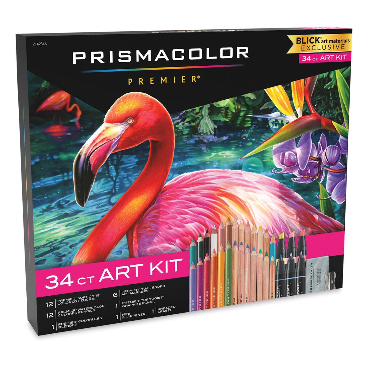 PRISMA BRSH ASSRT CLR SET 8CT @ Raw Materials Art Supplies