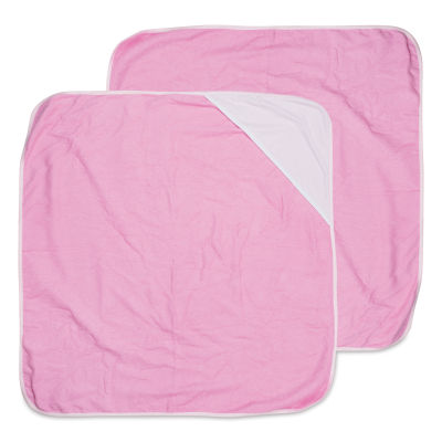 Craft Express Sublimation Printing Baby Products - Hooded Towel, Pink, Pkg of 2 (out of packaging)