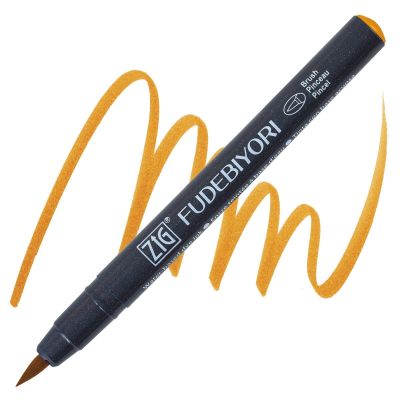 Zig Fudebiyori Brush Pen - Light Brown