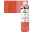 Golden Fluid Acrylics - Vat Orange, oz bottle