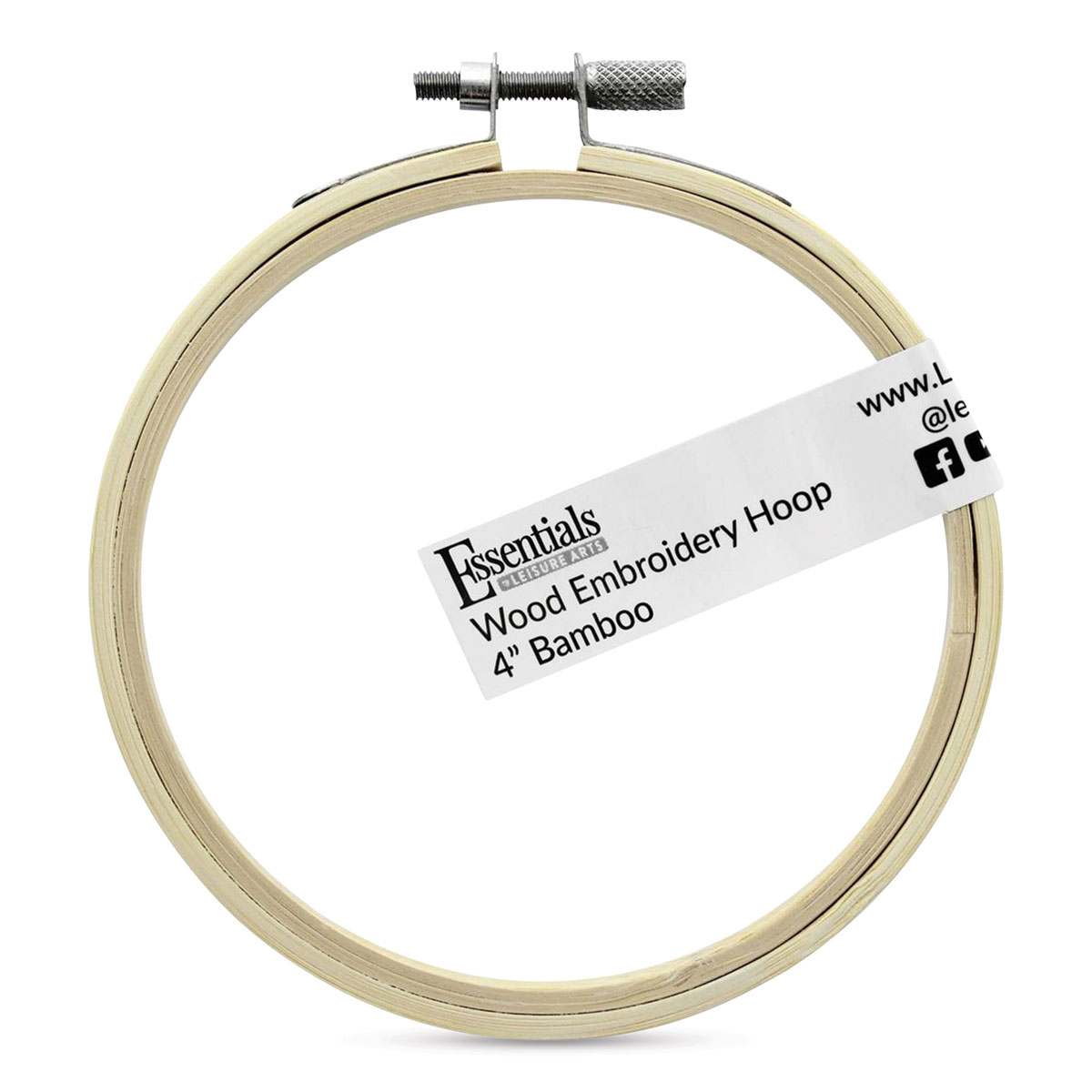 Essentials by Leisure Arts Wood Embroidery Hoops