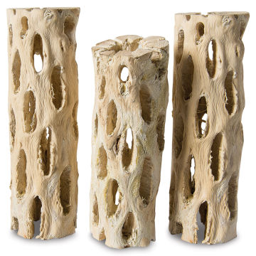SuperMoss Cholla Wood - Set of 3 shown upright
