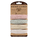 Hemptique Hemp Cord Card - Metallic Classic Colors, ft, 10 lb