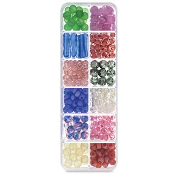 Open in modal - John Bead Czech Glass Bead Box Mix - Soft Delight