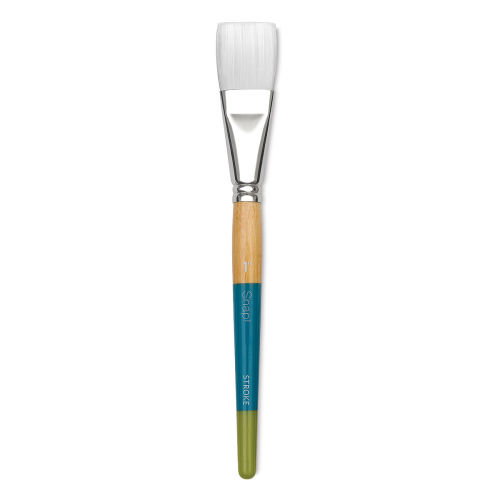 Princeton Snap! White Taklon Brush Set - Short Handle, Set of 4