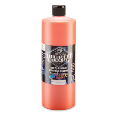 Createx Wicked Colors Airbrush Color - Opaque Pyrrole Orange, 32 oz, Bottle
