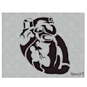Stencil1 Stencil - Anatomical Heart, 8-1/2