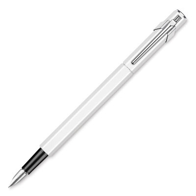Caran d’Ache 849 Fountain Pen, White, Medium Nib