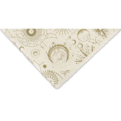 Celestial Lokta Paper- Cream and Gold, 20" x 30" (corner)