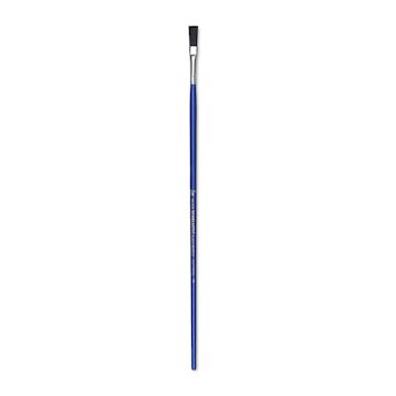 Open in modal - Blick Scholastic Black Bristle Brush - Easel, Long Handle, Size 1/4"