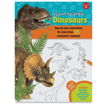 Learn to Draw Dinosaurs - Front cover of book
