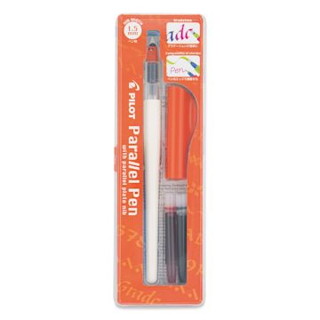 Open in modal - Pilot Parallel Calligraphy Pen Set - 1.5 mm Pen Nib with Ink Cartridges, front of the packaging