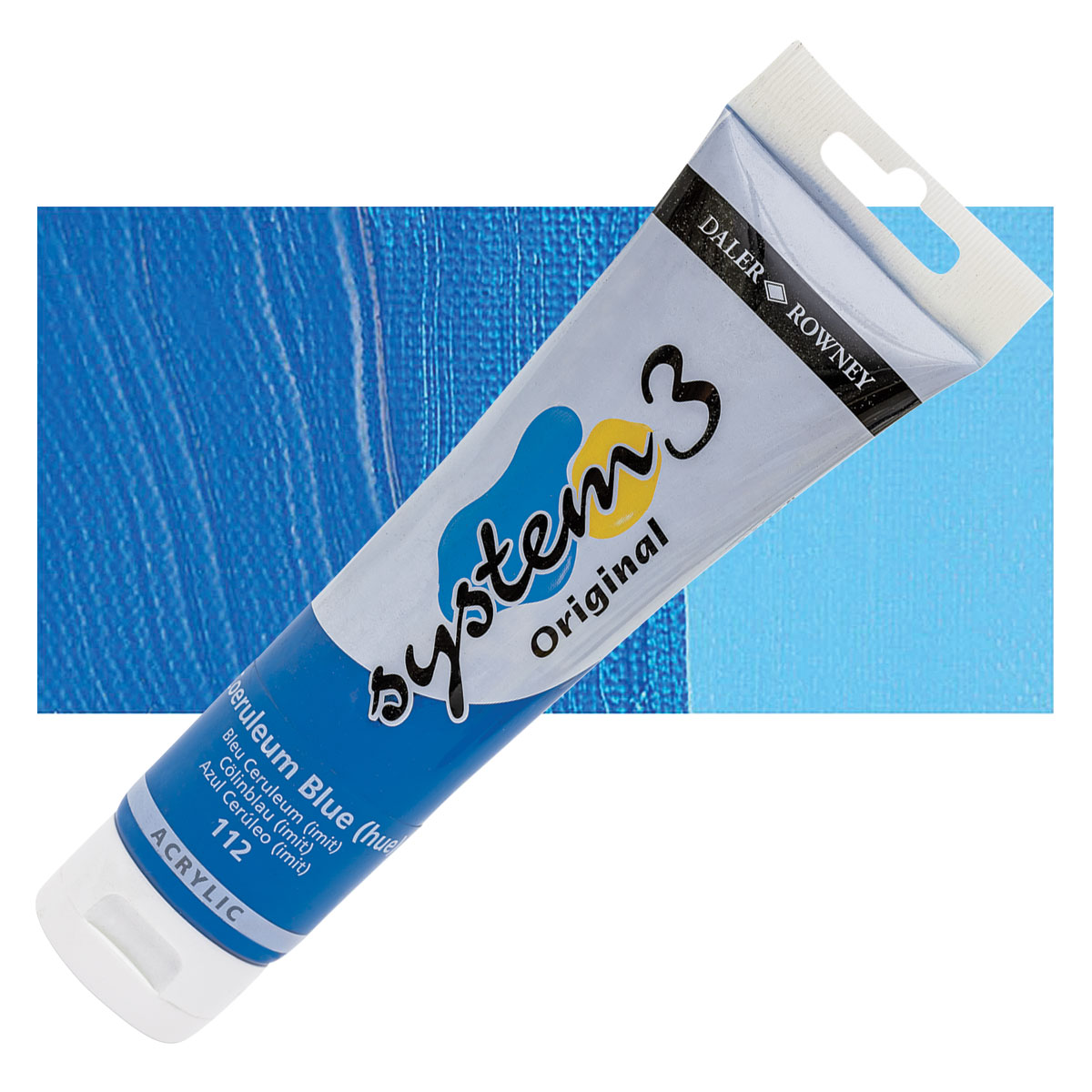 Daler-Rowney System3 Acrylic - Coreuleum Hue, 150 ml tube