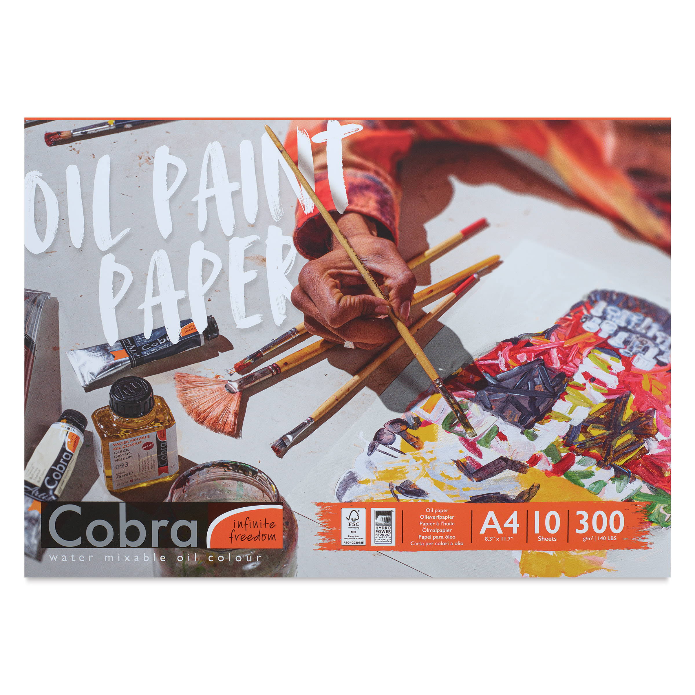 Cobra Oil Paint Paper Pad - 8-1/4" x 11-3/4", front cover