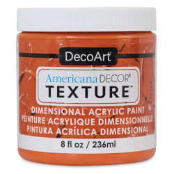 DecoArt American Decor Texture Paint - Burnt Orange, 8 oz