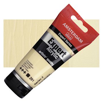 Open in modal - Amsterdam Expert Series Acrylic - Titanium Buff, 75 ml tube and swatch