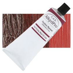 CAS AlkydPro Fast-Drying Alkyd Oil Color - Perylene Maroon, 120 ml tube