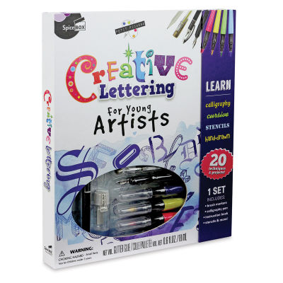 SpiceBox Petit Picasso Creative Lettering for Young Artists Kit (Front)