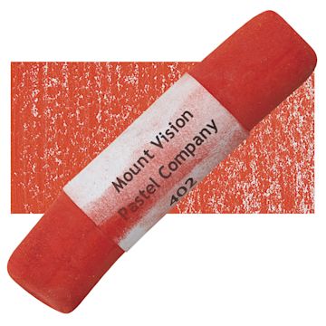 Open in modal - Mount Vision Handmade Pastel - Reddish Orange 402 pastel and swatch