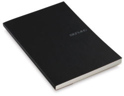 Dot Gluebound Notebook, 90 Sheets  Front Cover of Notebook - Black