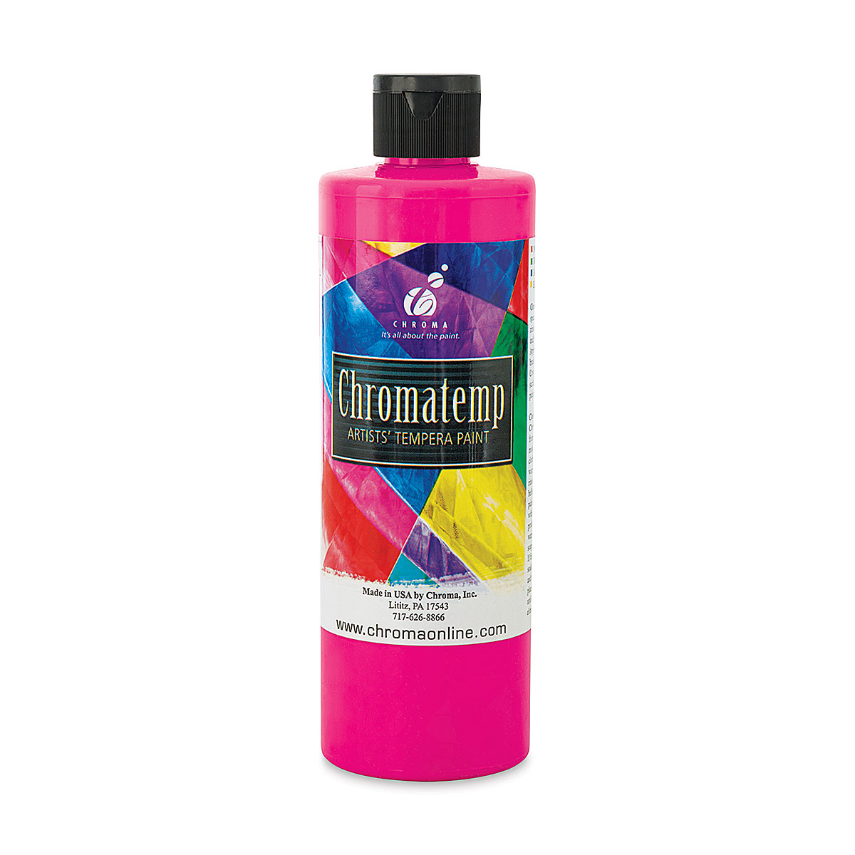 Chroma Chromatemp Artists' Tempera Paint - Pearlescent White, Pint