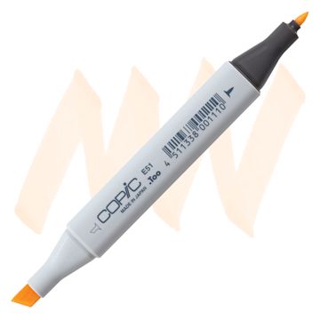 Open in modal - Copic Classic Marker - Milky White E51 marker and swatch