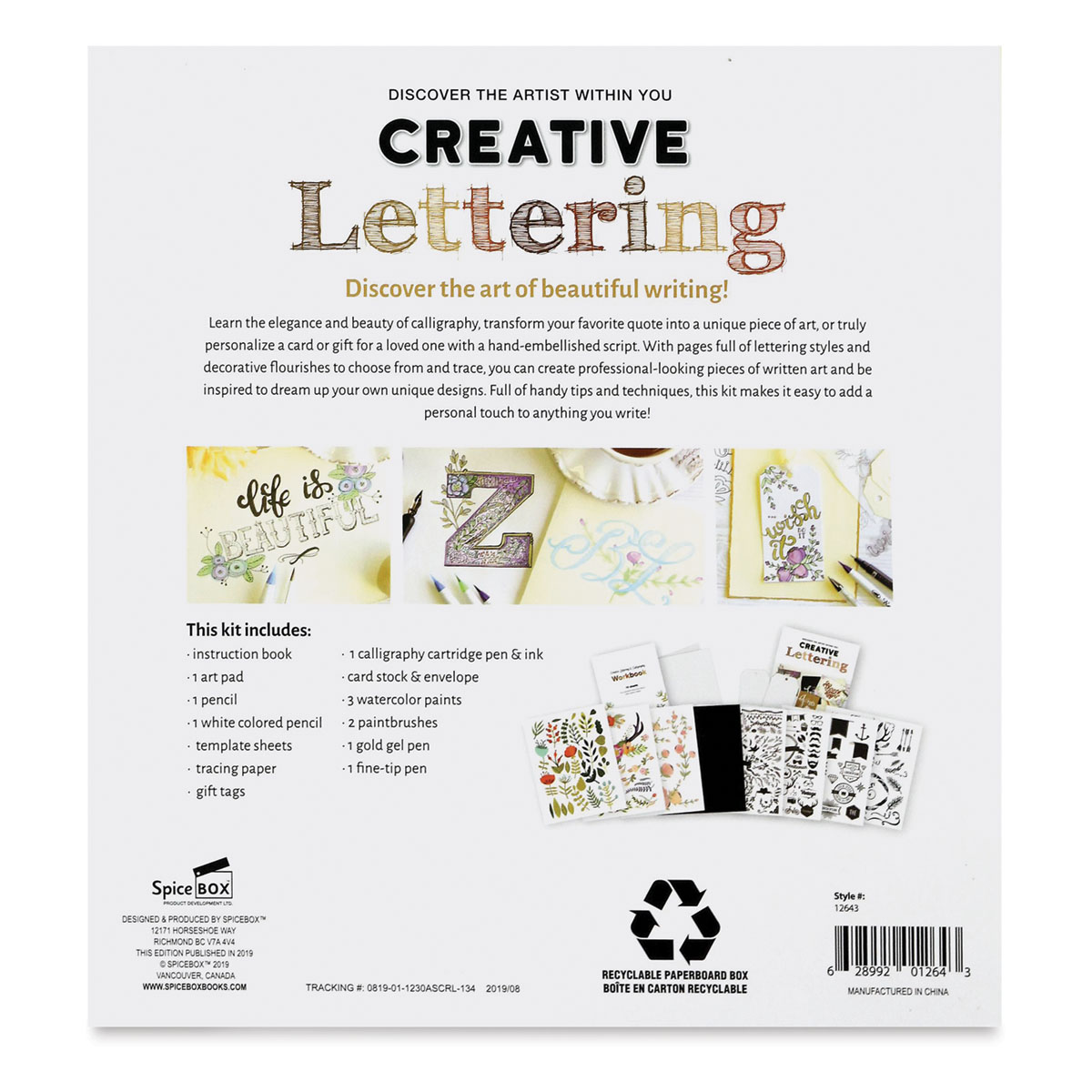 Spicebox Art Studio: Creative Lettering